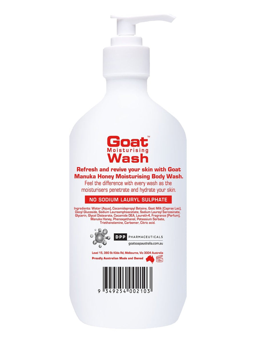 Goats Milk & Manuka Honey Body Wash 450mL – The Natural Goats Milk Co